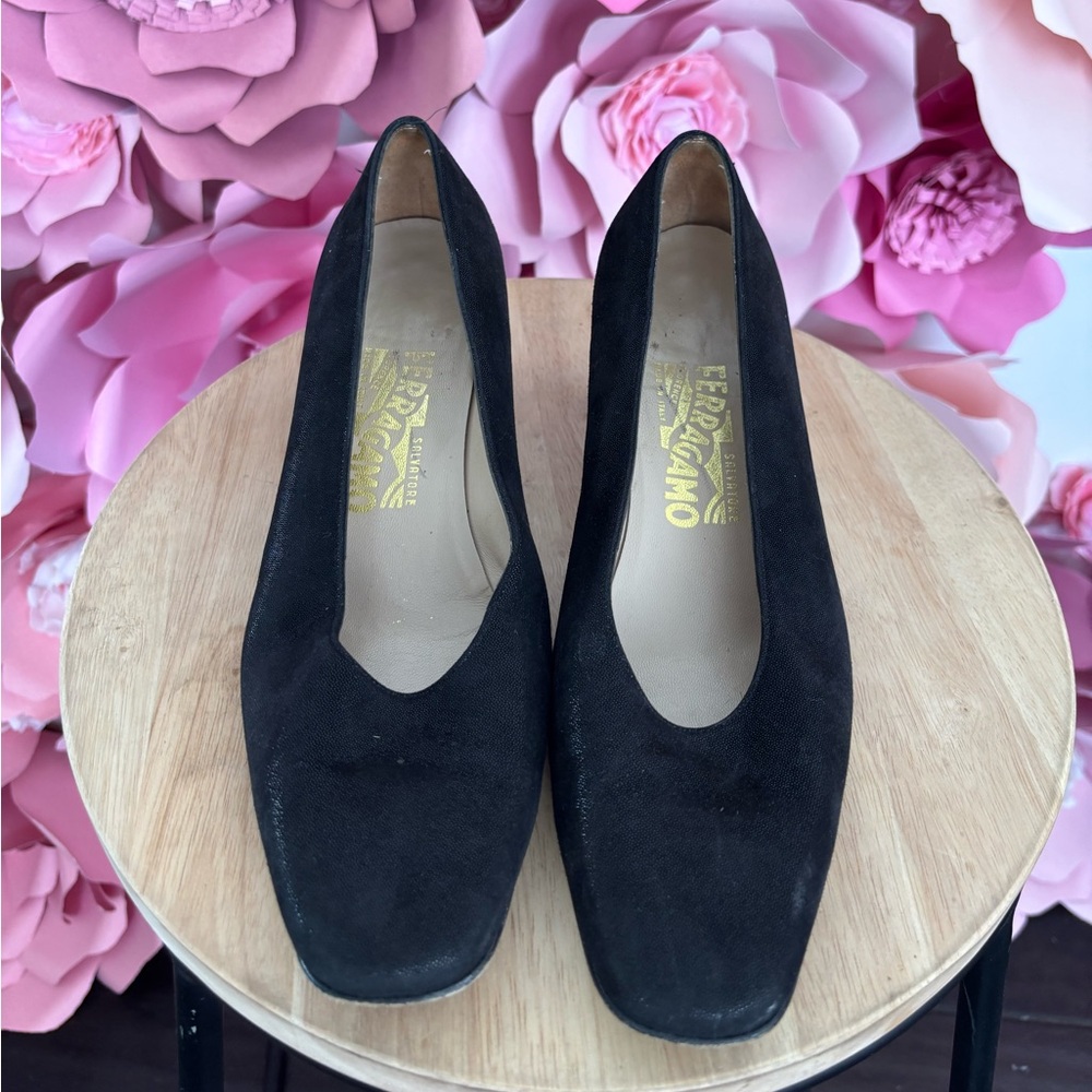 Salvatore Ferragamo Black Heels